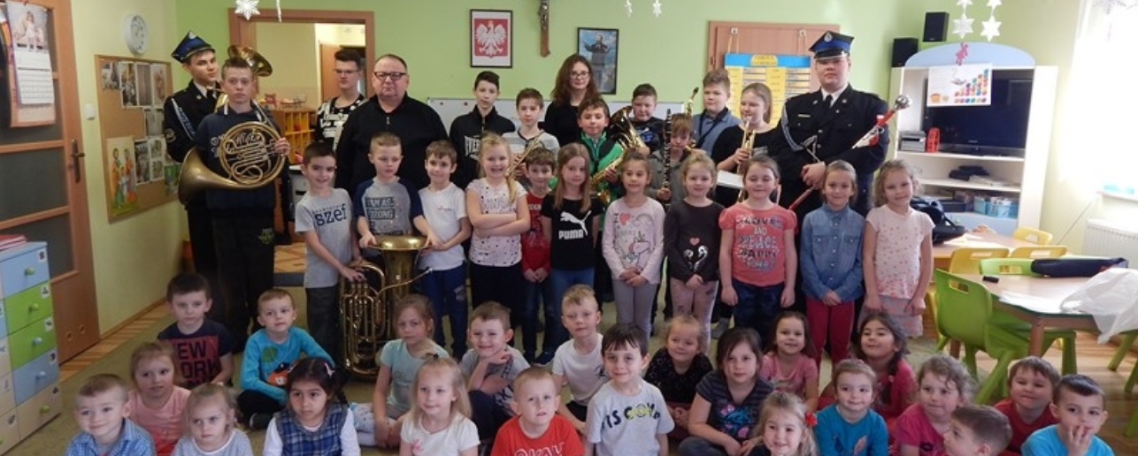 Prezentacja orkiestry dętej w przedszkolu